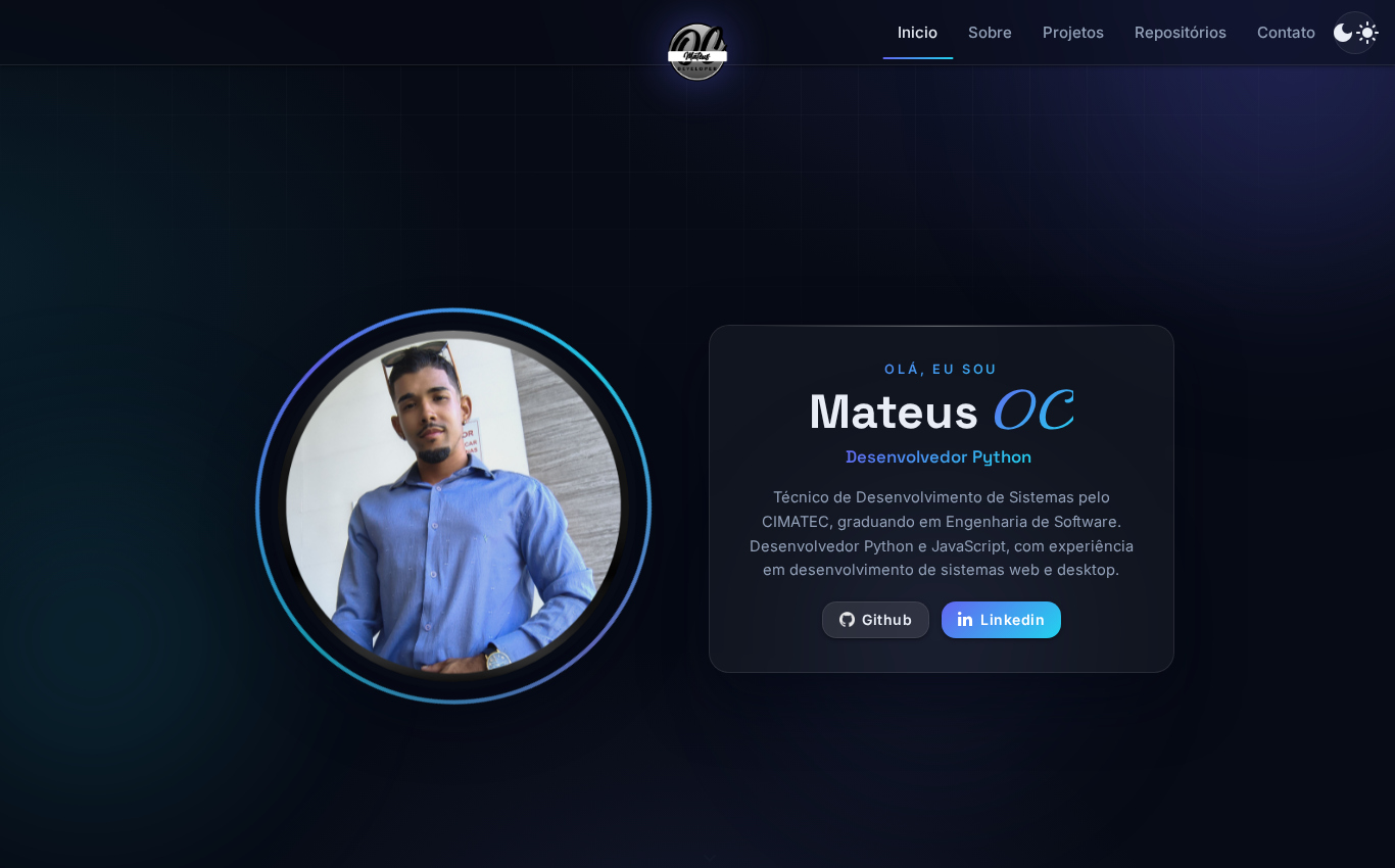 Website MateusOC Developments